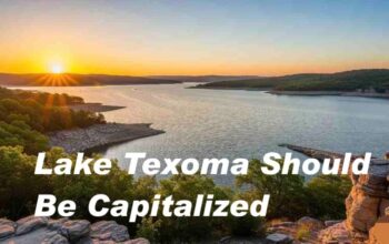 Lake Texoma Should Be Capitalized