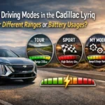 Do the Driving Modes in Cadillac Lyriq Offer Different Ranges or Battery Usages?