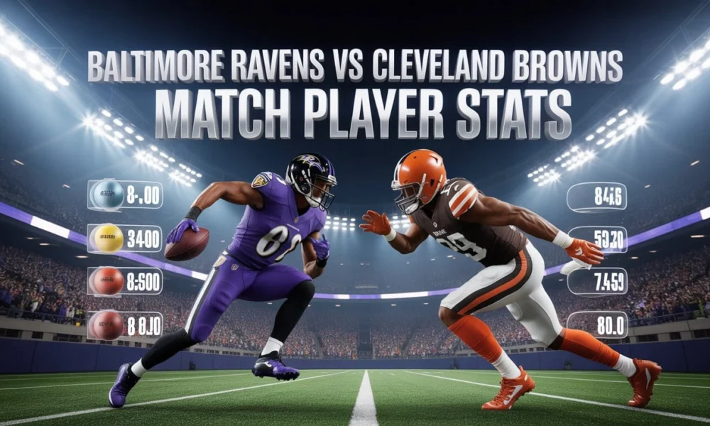 Baltimore Ravens vs Cleveland Browns Match Player Stats
