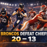 Denver Broncos vs Kansas City Chiefs Match Player Stats