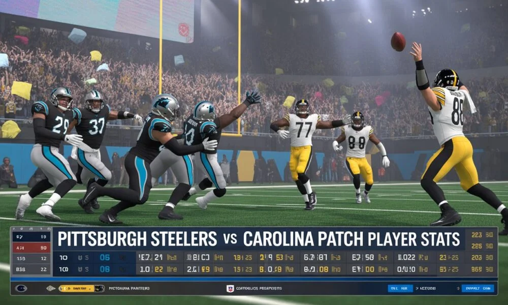 Pittsburgh Steelers vs Carolina Panthers Match Player Stats