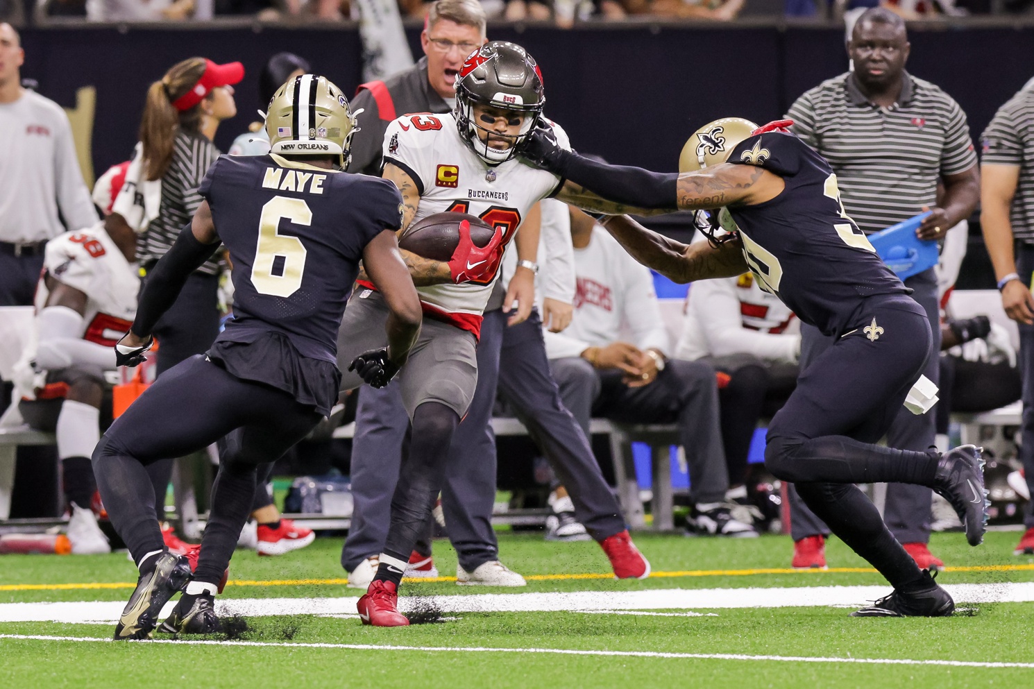 Tampa Bay Buccaneers vs New Orleans Saints Match Player Stats