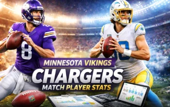 Minnesota Vikings vs Chargers Match Player Stats