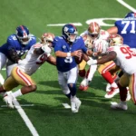 49ers vs New York Giants Match Player Stats