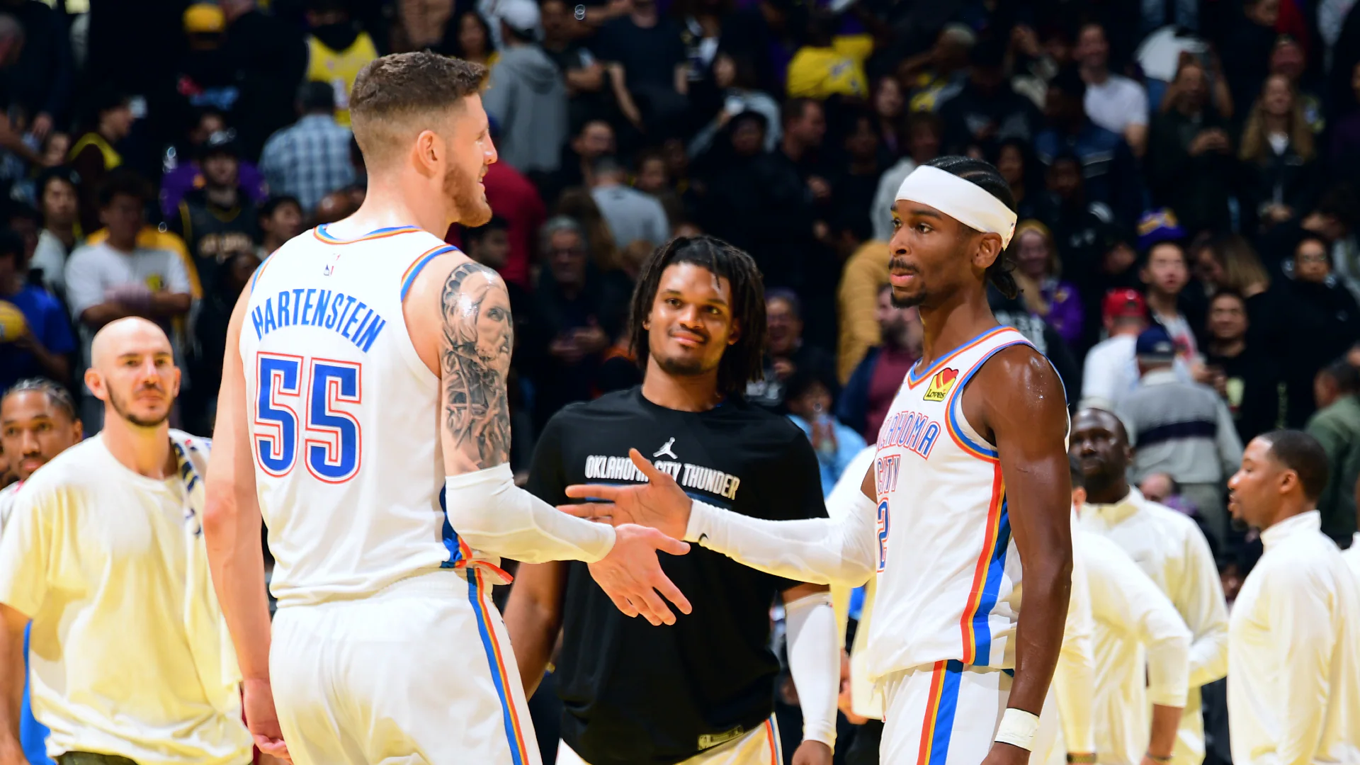 OKC Thunder vs Lakers Match Player Stats