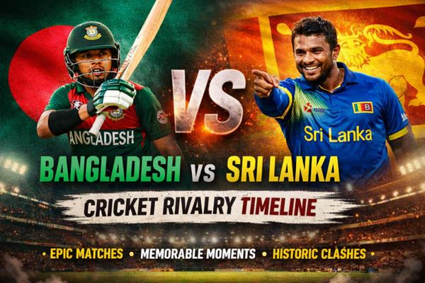Bangladesh National Cricket Team vs Sri Lanka National Cricket Team Timeline