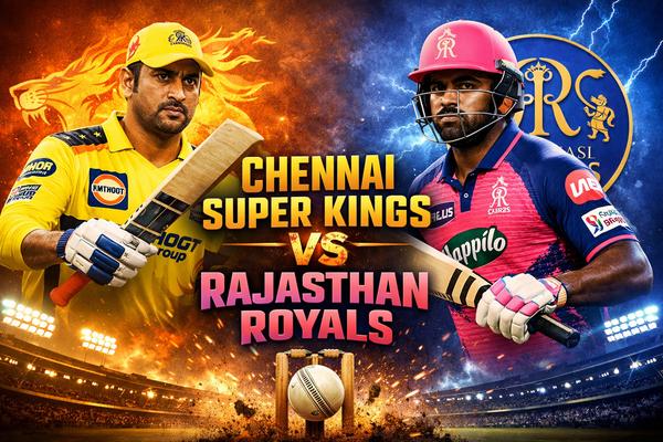 Chennai Super Kings vs Rajasthan Royals Timeline