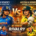 India Women’s National Cricket Team vs Australia Women’s National Cricket Team Timeline