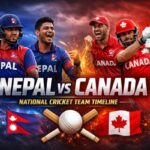Nepal National Cricket Team vs Canada National Cricket Team Timeline