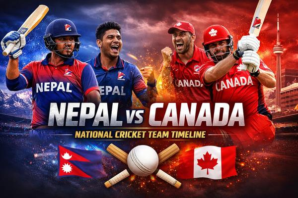 Nepal National Cricket Team vs Canada National Cricket Team Timeline