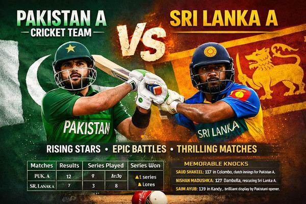 Pakistan A Cricket Team vs Sri Lanka A Timeline