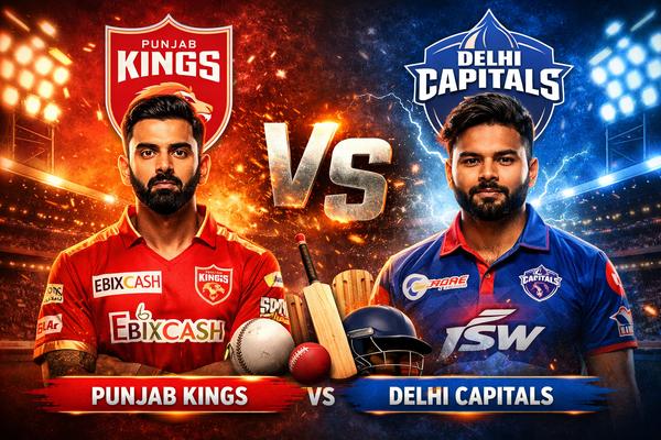 Punjab Kings vs Delhi Capitals Timeline