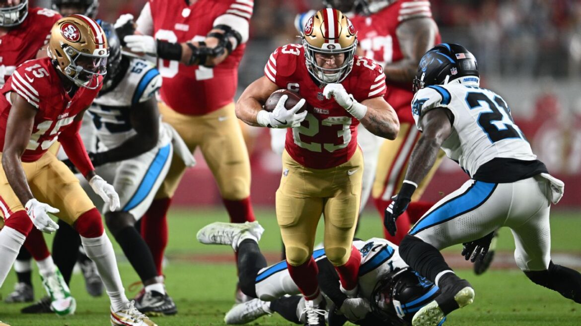 Carolina Panthers vs 49ers Match Player Stats