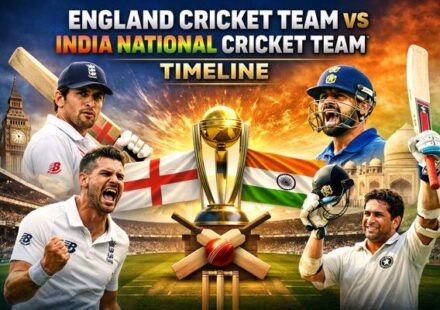 England Cricket Team vs India National Cricket Team Timeline