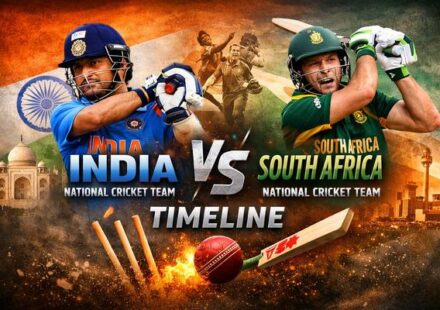 India National Cricket Team vs South Africa National Cricket Team Timeline
