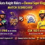 Kolkata Knight Riders vs Chennai Super Kings Match Scorecard